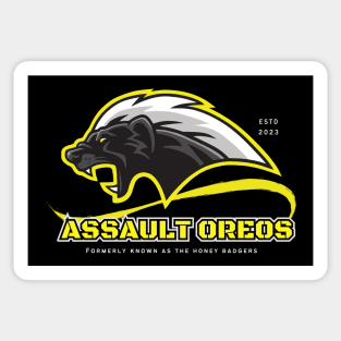 Assault Oreos Honey Badger Team Design Sticker